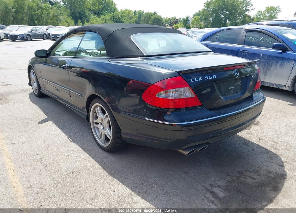 2008 MERCEDES-BENZ CLK 550 VIN: WDBTK72F68T098624