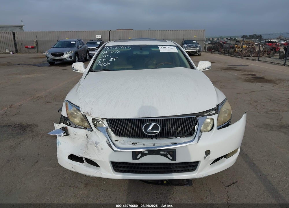 2009 LEXUS GS 350 VIN: JTHBE96S590044708