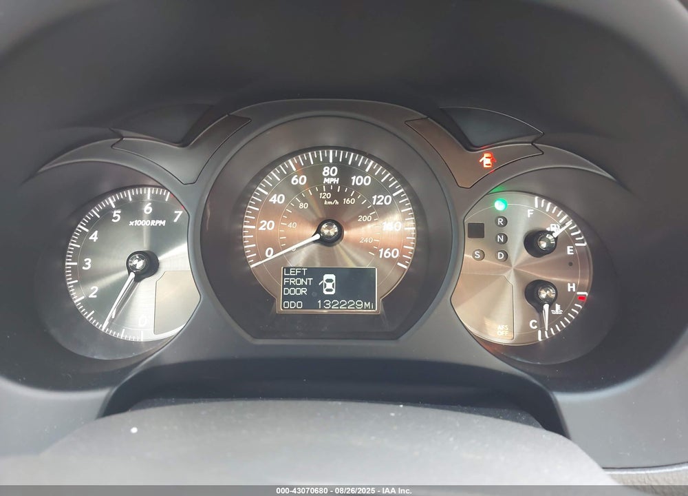 2009 LEXUS GS 350 VIN: JTHBE96S590044708