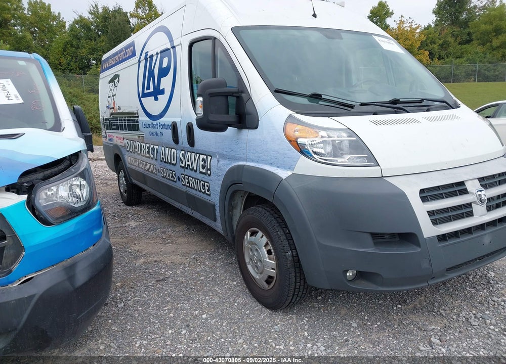 2015 RAM PROMASTER 3500 HIGH ROOF VIN: 3C6URVJDXFE513477