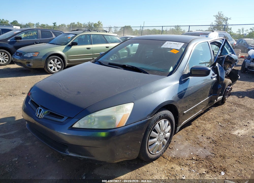 2003 HONDA ACCORD 2.4 LX VIN: 3HGCM56323G703827