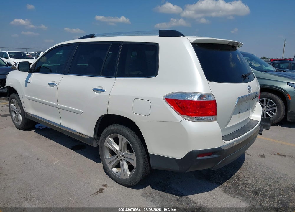 2013 TOYOTA HIGHLANDER VIN: 5TDDK3EH6DS196850