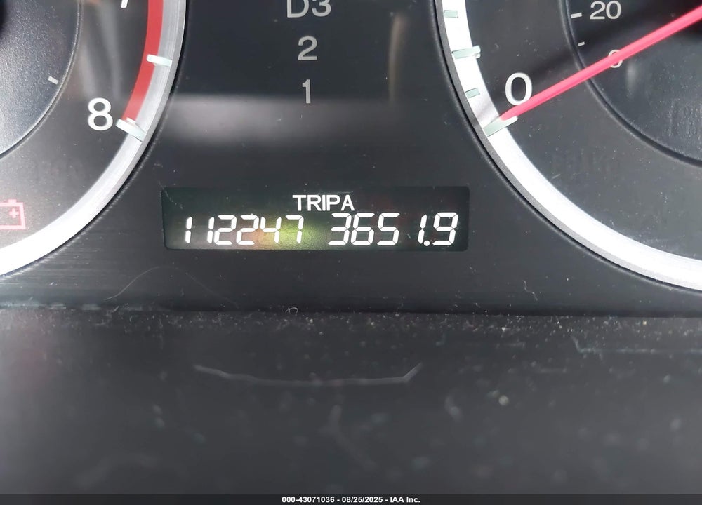 2009 HONDA ACCORD VIN: 1HGCP26429A006843