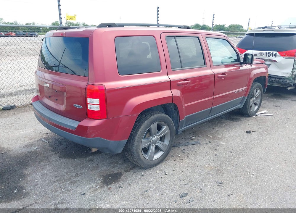 2014 JEEP PATRIOT HIGH ALTITUDE VIN: 1C4NJPFA1ED679675
