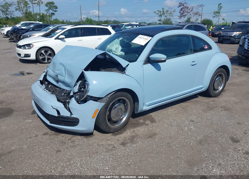 2013 VOLKSWAGEN BEETLE VIN: 3VWJX7AT9DM602106