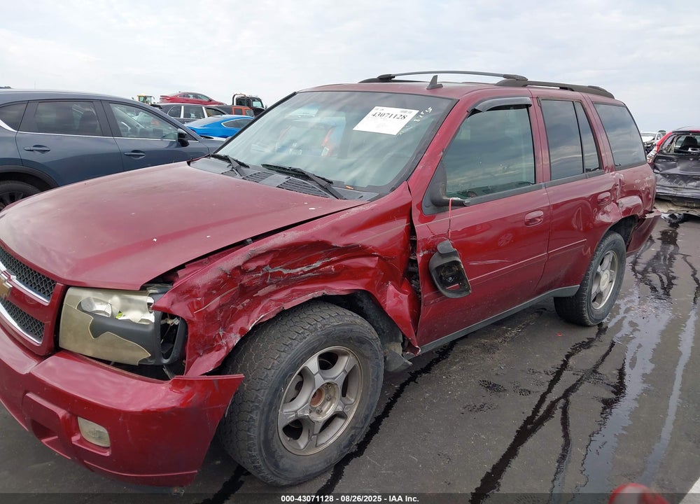2008 CHEVROLET TRAILBLAZER LT VIN: 1GNDS13S482170299