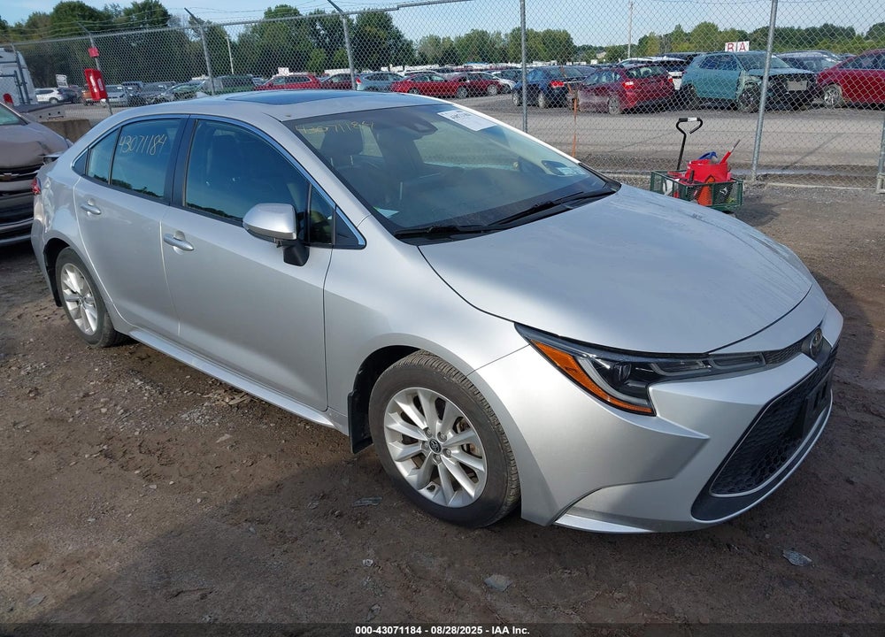 2021 TOYOTA COROLLA XLE VIN: JTDFPMAE4MJ165525