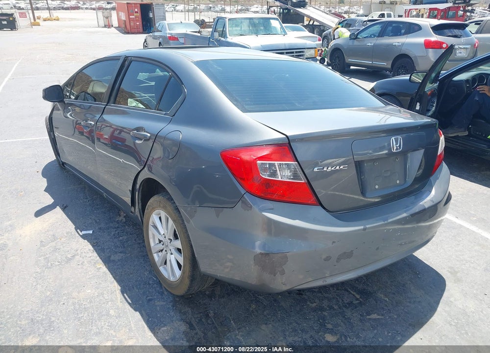 2012 HONDA CIVIC VIN: 19XFB2F83CE380248