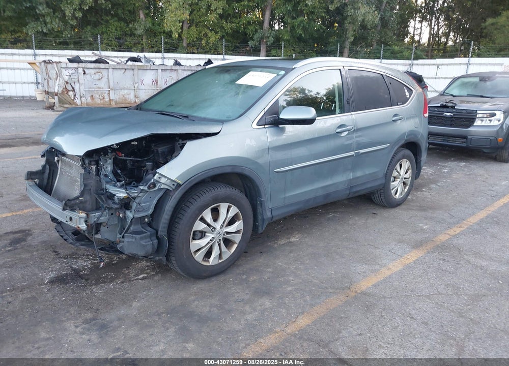2012 HONDA CR-V EX-L VIN: JHLRM4H75CC001641