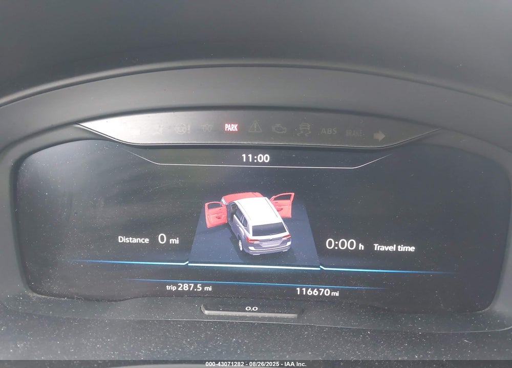 2018 VOLKSWAGEN ATLAS 3.6L V6 SEL PREMIUM VIN: 1V2NR2CAXJC587589