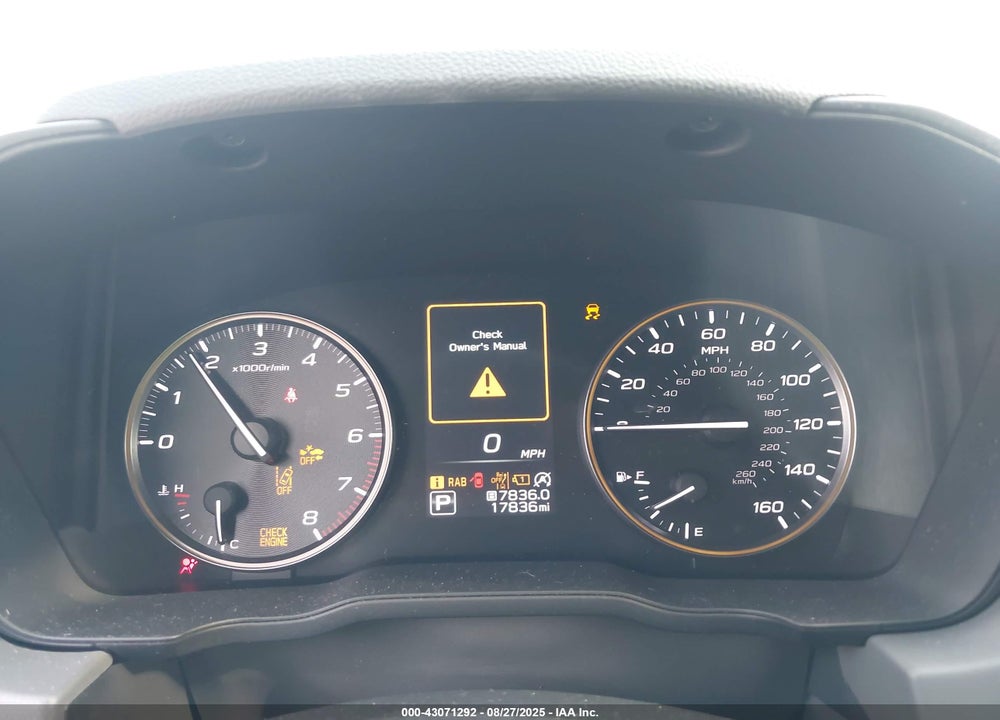 2024 SUBARU CROSSTREK VIN: 4S4GUHU61R3834821