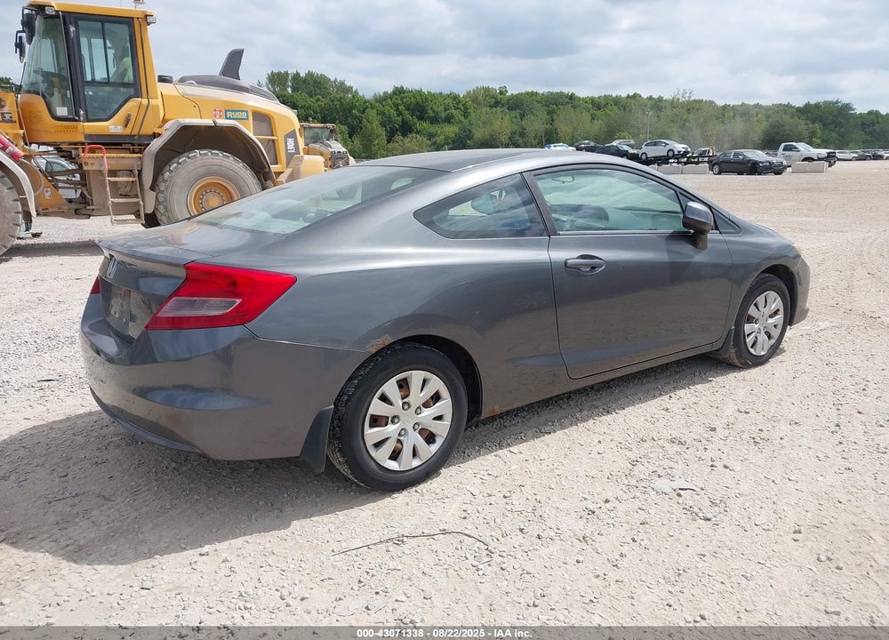 2012 HONDA CIVIC LX VIN: 2HGFG3B54CH506108