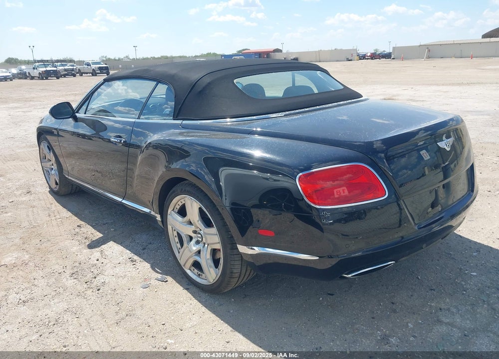 2013 BENTLEY CONTINENTAL GTC VIN: SCBGU3ZA5DC084453