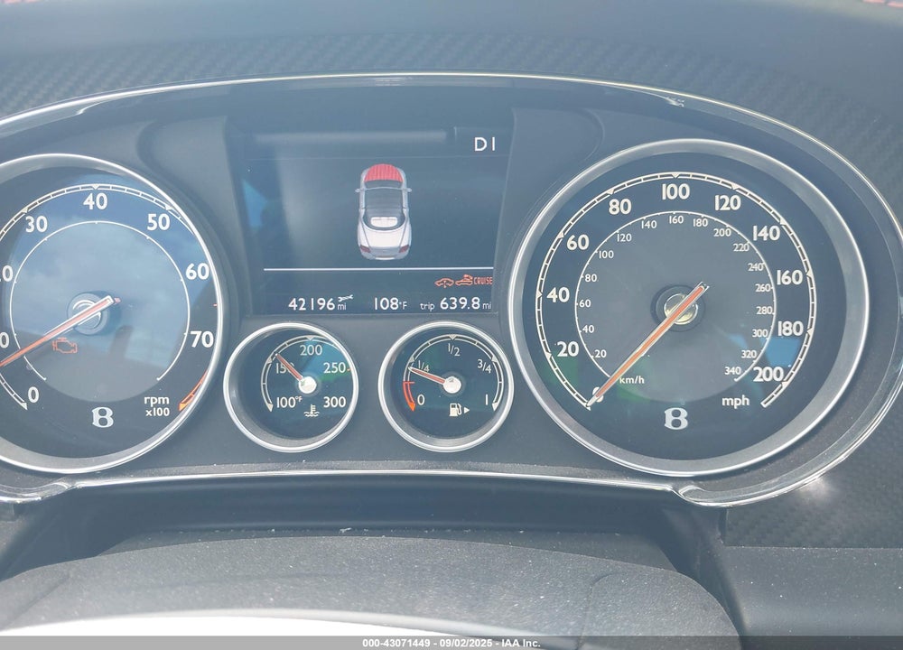 2013 BENTLEY CONTINENTAL GTC VIN: SCBGU3ZA5DC084453