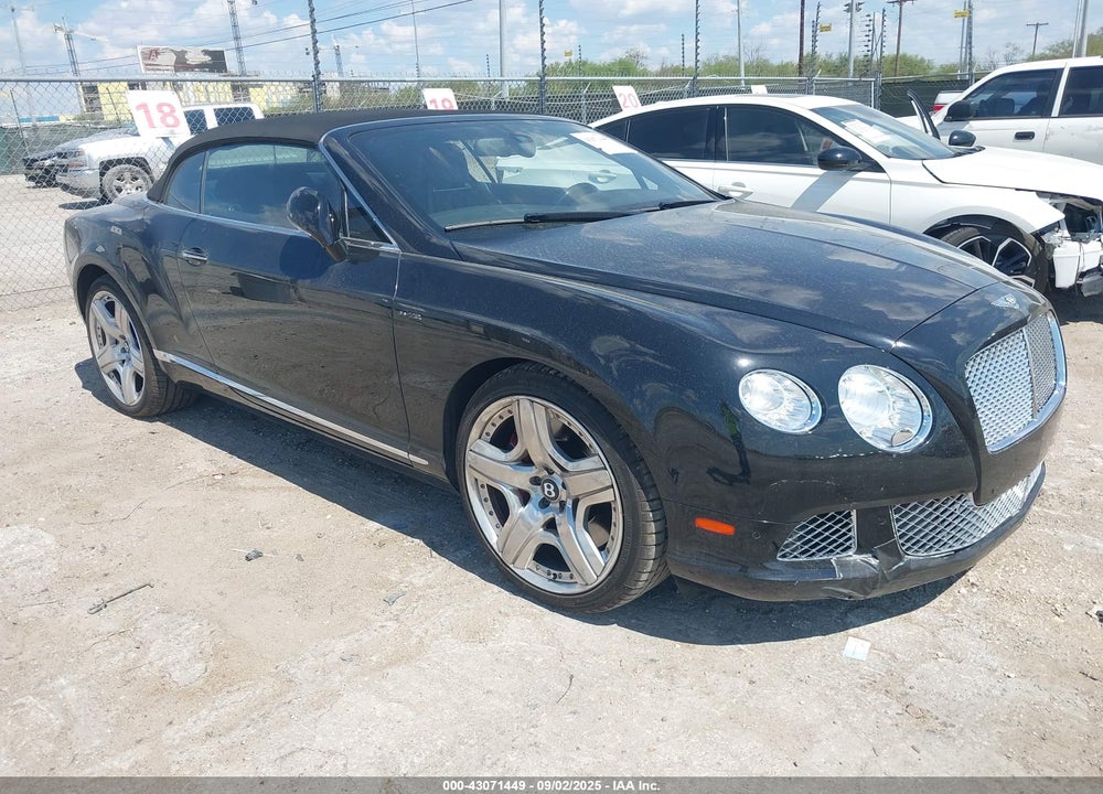 2013 BENTLEY CONTINENTAL GTC VIN: SCBGU3ZA5DC084453