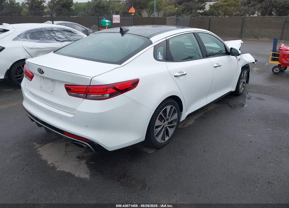 2016 KIA OPTIMA SX TURBO VIN: 5XXGW4L26GG078745