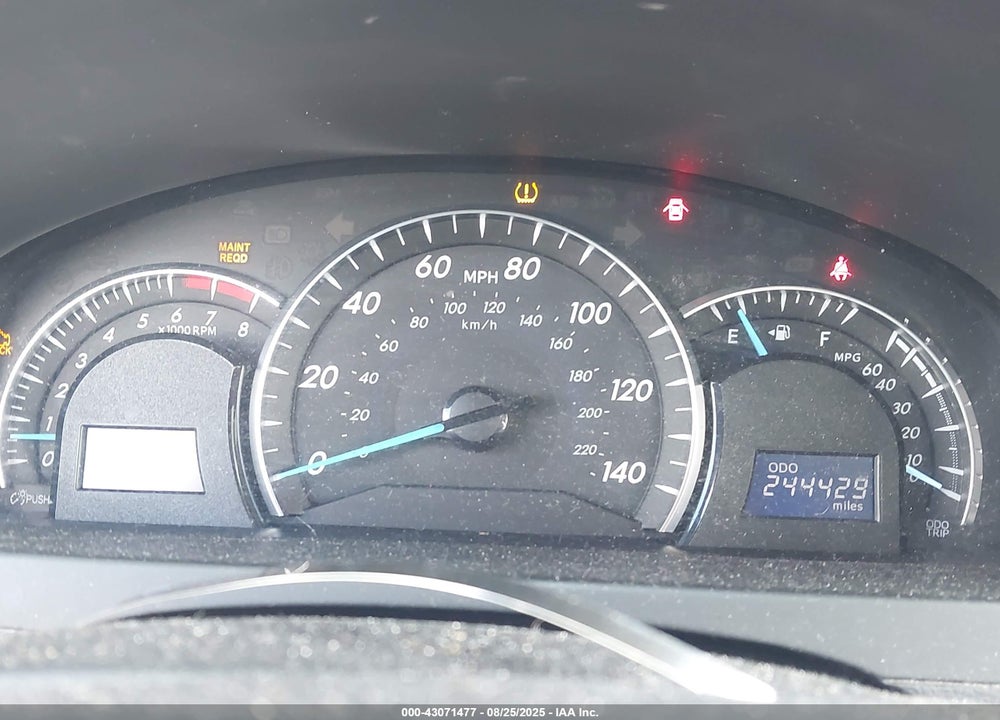 2012 TOYOTA CAMRY VIN: 4T4BF1FK4CR240317