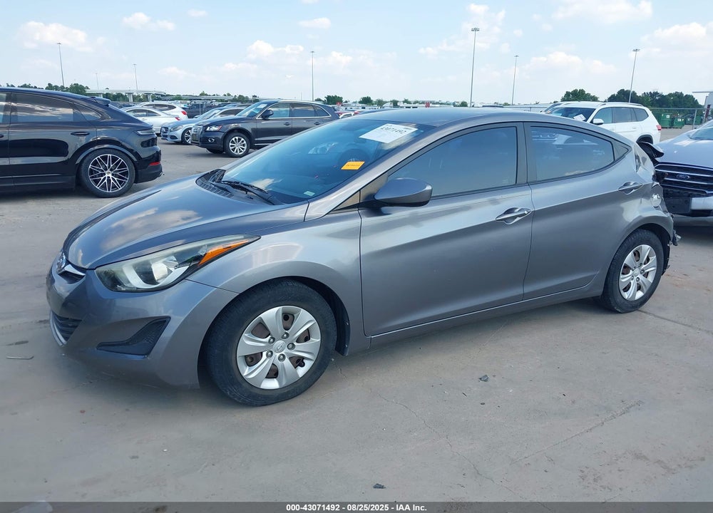 2016 HYUNDAI ELANTRA SE VIN: KMHDH4AE0GU636895