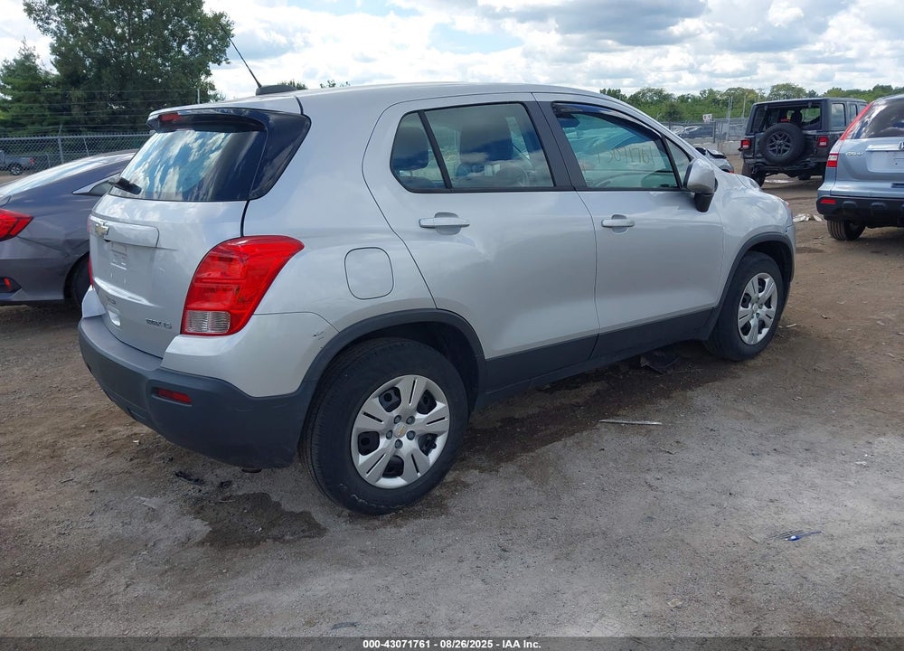 2015 CHEVROLET TRAX VIN: 3GNCJKSB9FL255687