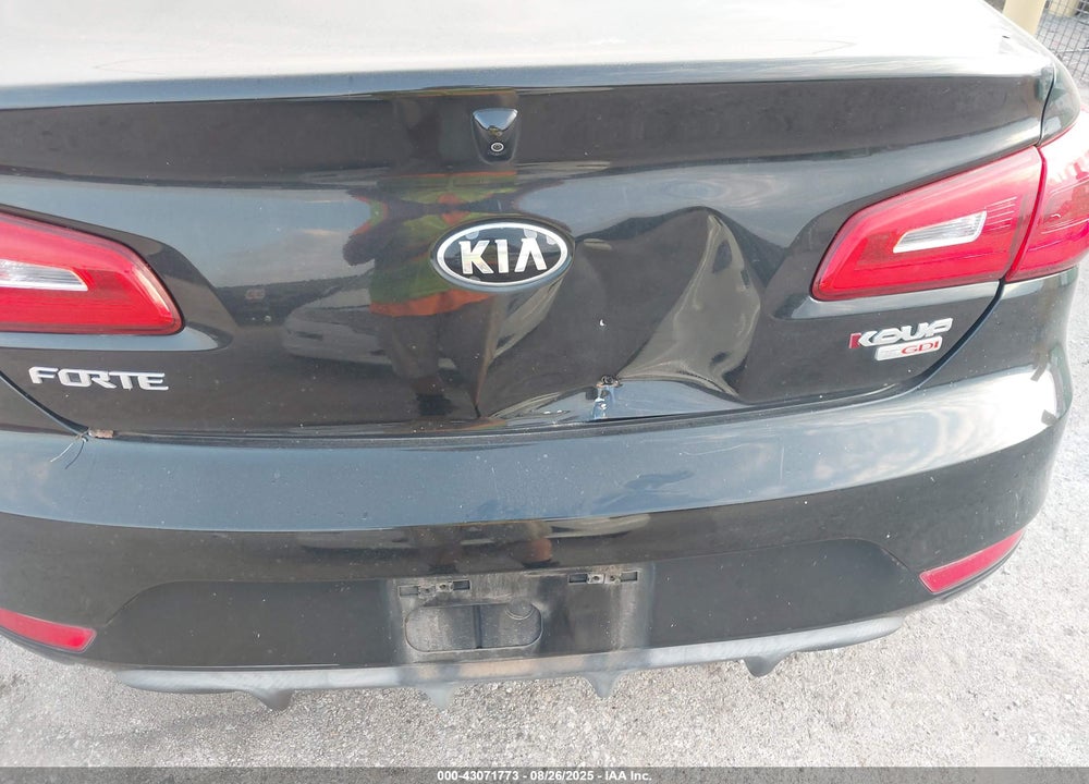 2015 KIA FORTE KOUP SX VIN: KNAFZ6A38F5346060