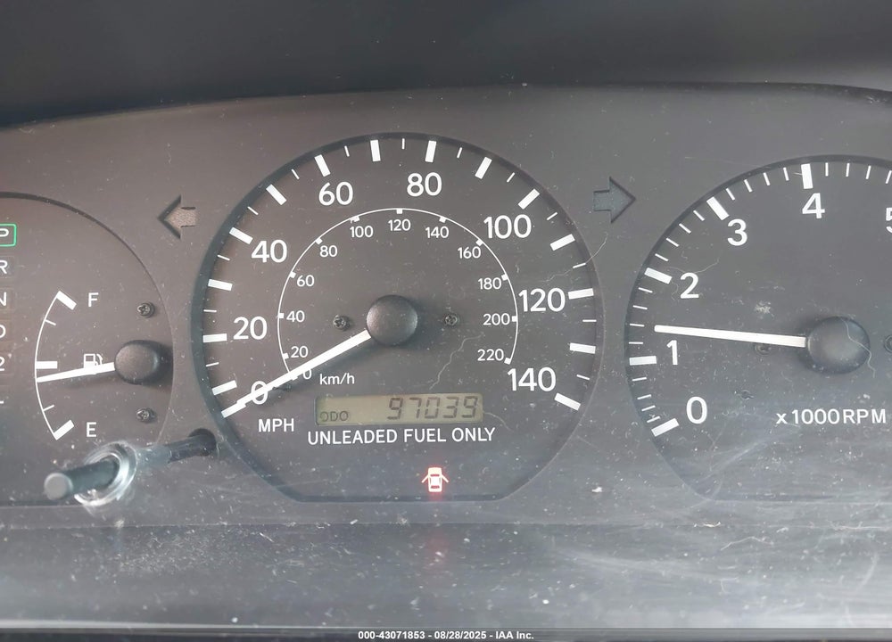 1999 TOYOTA CAMRY LE VIN: 4T1BG22K2XU403782