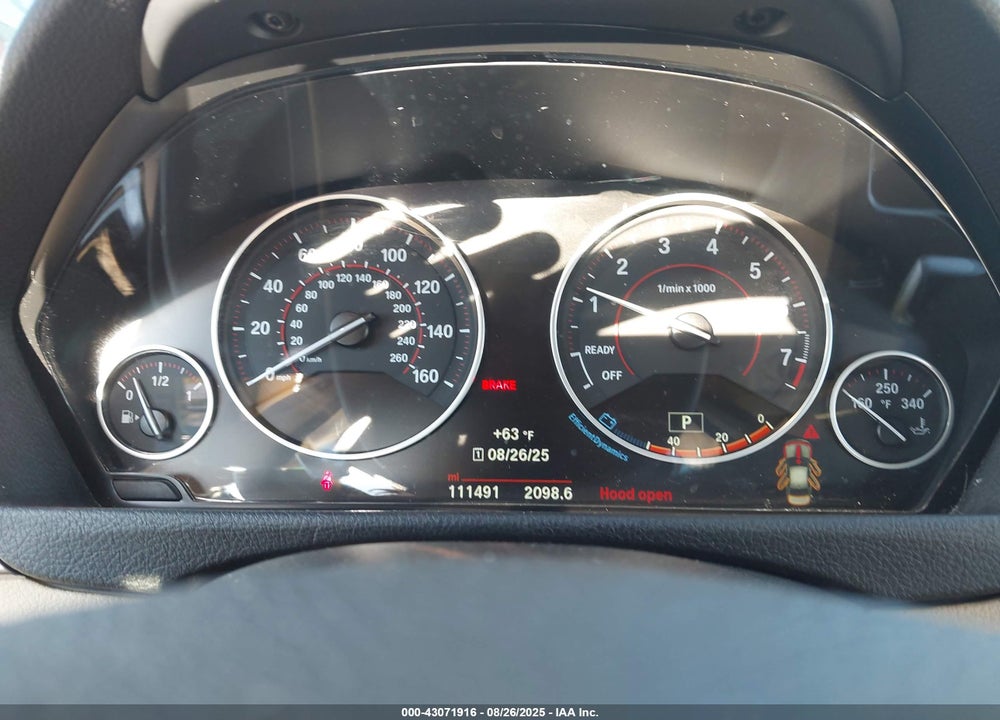 2016 BMW 3 SERIES VIN: WBA8E3C56GK501337