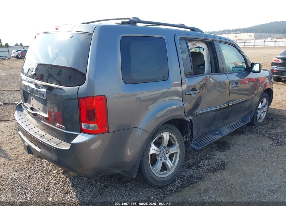 2013 HONDA PILOT EX-L VIN: 5FNYF4H59DB003530