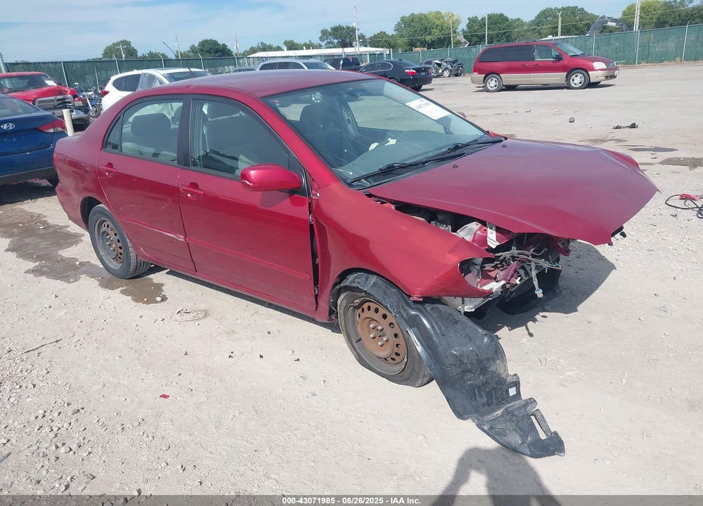 2005 TOYOTA COROLLA LE VIN: 2T1BR32EX5C404767