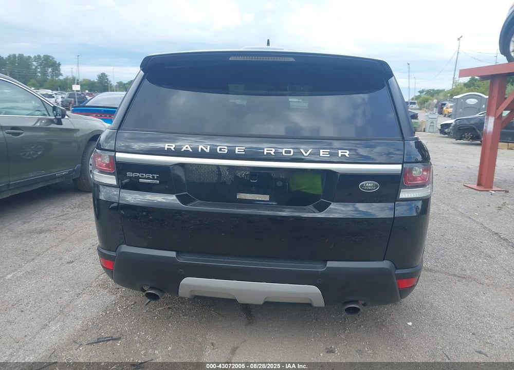 2015 LAND ROVER RANGE ROVER SPORT VIN: SALWR2VF0FA531610