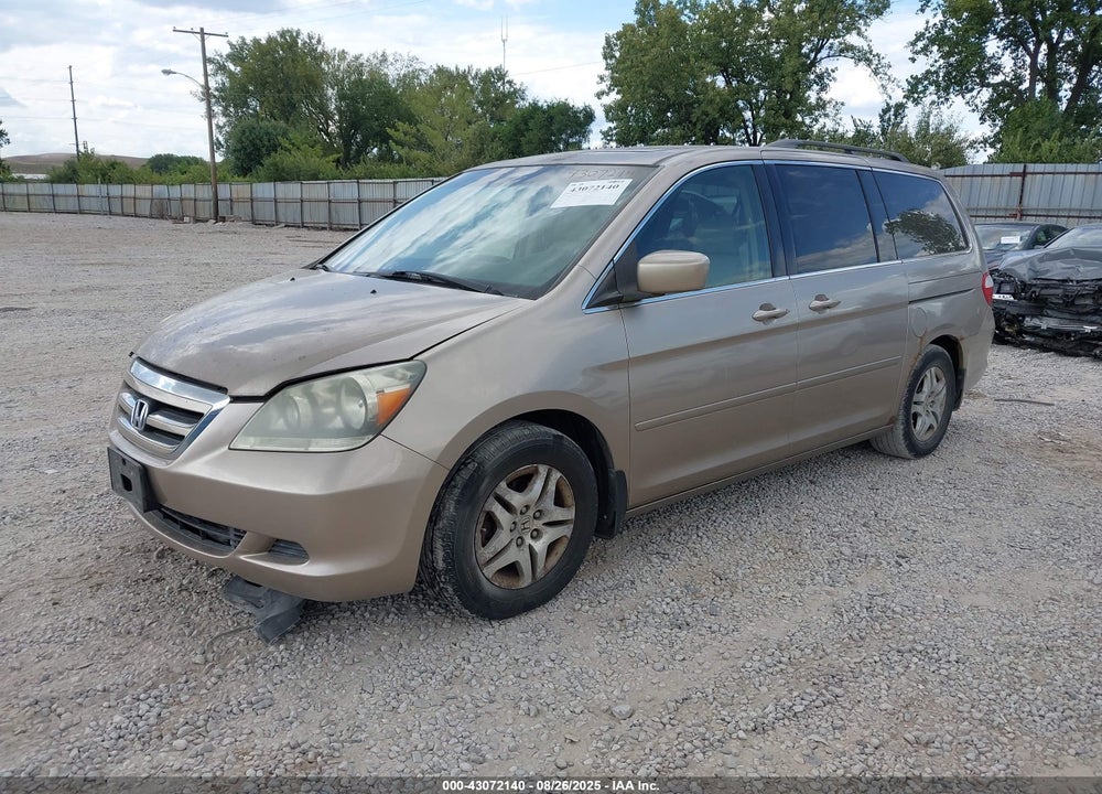 2007 HONDA ODYSSEY EX-L VIN: 5FNRL38767B074942
