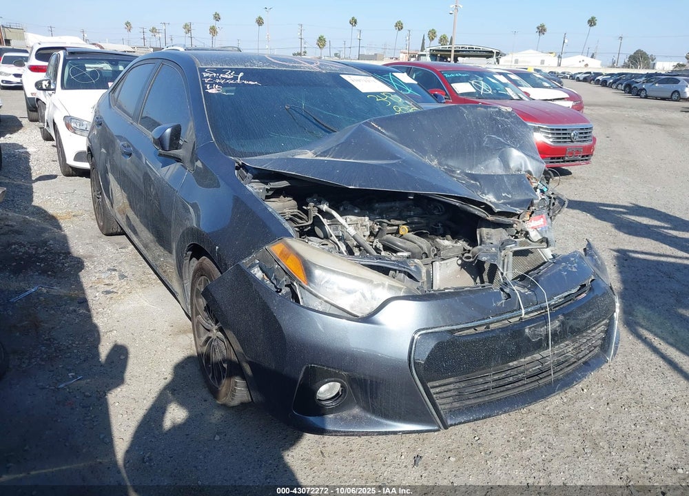 2015 TOYOTA COROLLA S PLUS VIN: 5YFBURHE0FP306390
