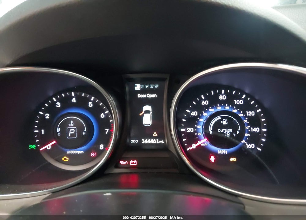 2016 HYUNDAI SANTA FE VIN: 5XYZWDLA5GG316967