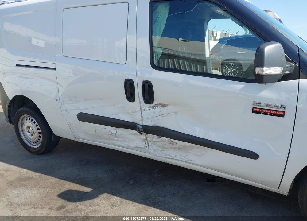 2020 RAM PROMASTER CITY TRADESMAN VIN: ZFBHRFAB7L6P37860