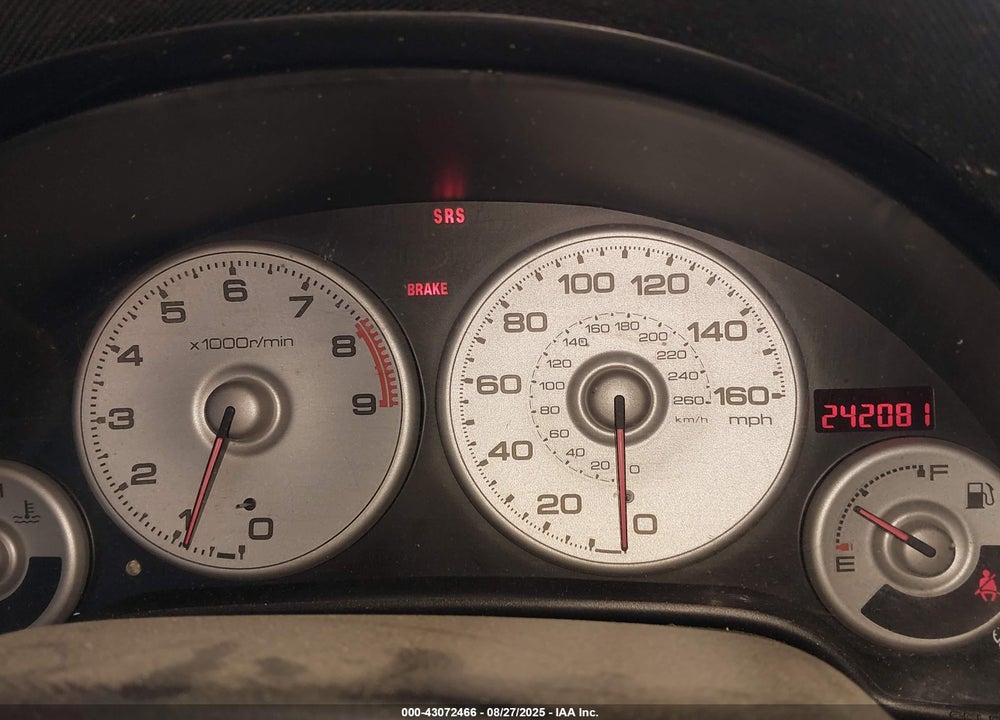 2002 ACURA RSX TYPE-S VIN: JH4DC53092C009412