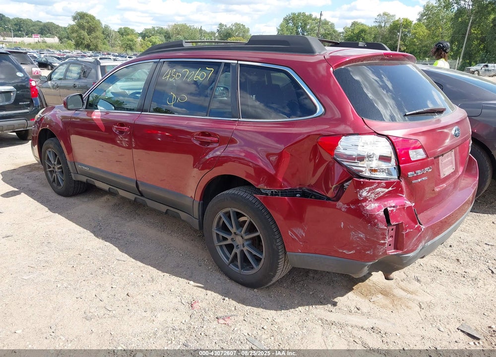 2013 SUBARU OUTBACK VIN: 4S4BRBCCXD3276752