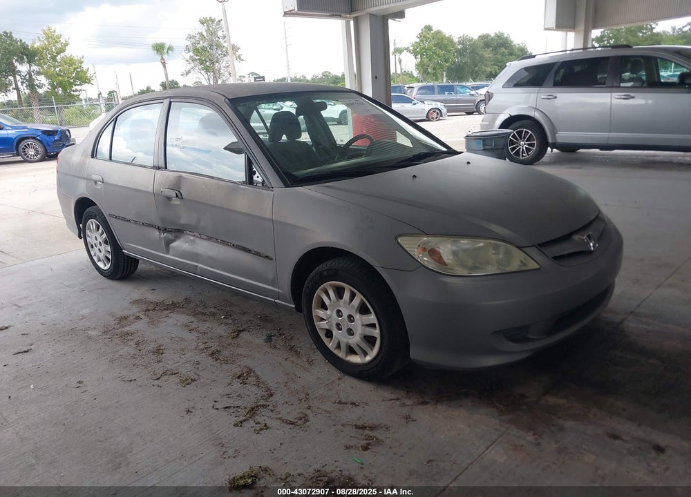 2005 HONDA CIVIC LX VIN: 2HGES16685H543246