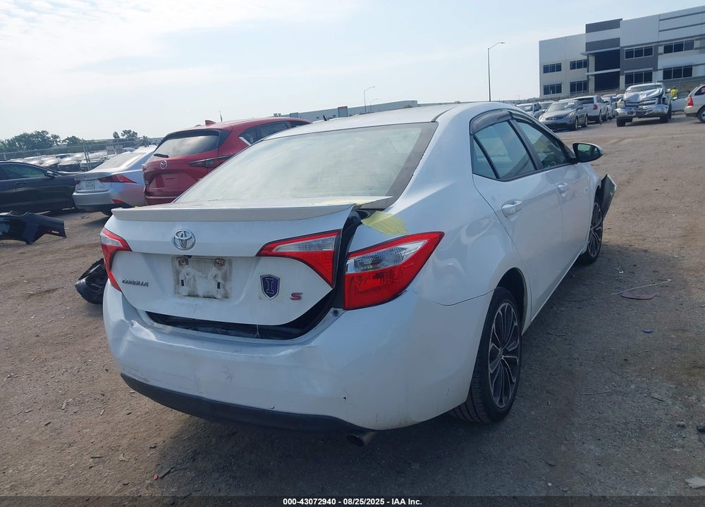 2015 TOYOTA COROLLA VIN: 5YFBURHE1FP306365