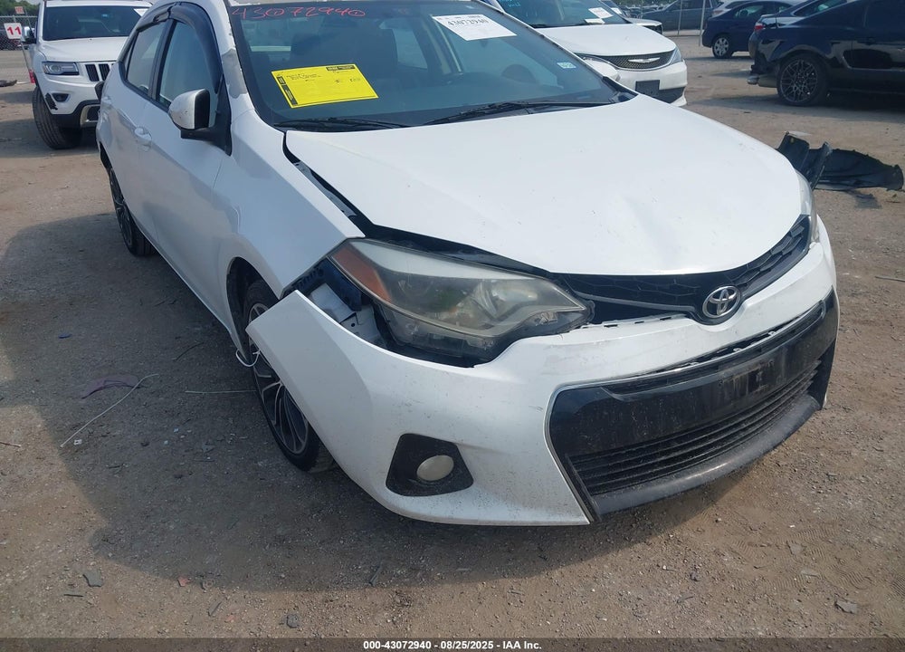 2015 TOYOTA COROLLA VIN: 5YFBURHE1FP306365