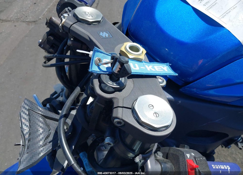 2012 SUZUKI GSX-R600 VIN: JS1GN7FA1C2101172