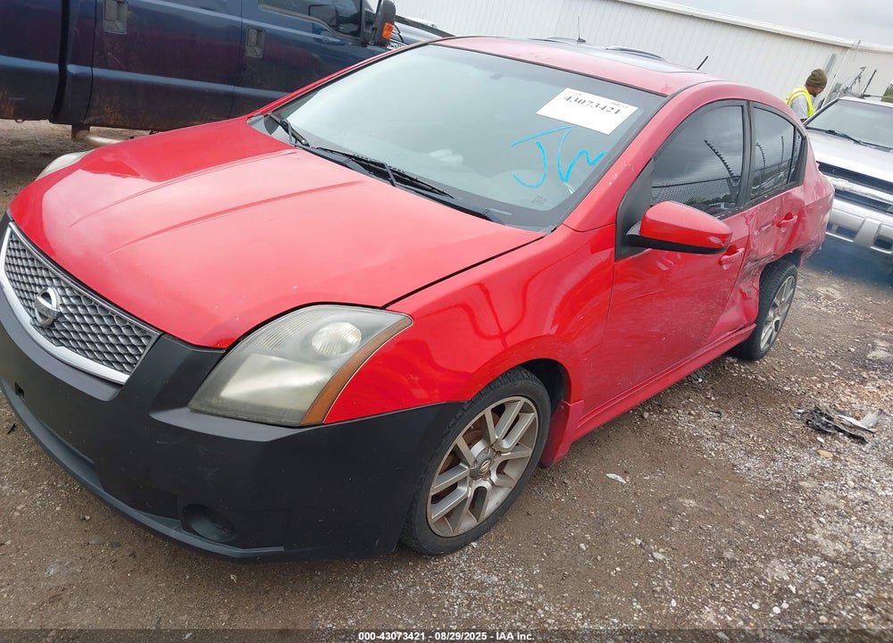 2008 NISSAN SENTRA SE-R VIN: 3N1BB61E58L719679