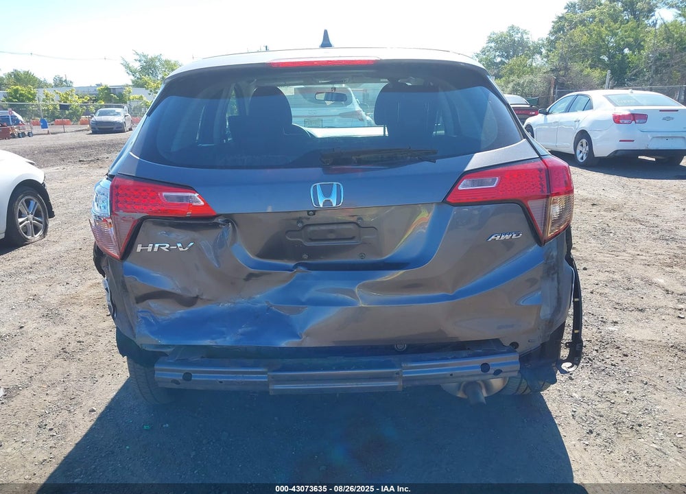 2016 HONDA HR-V VIN: 3CZRU6H3XGM729492