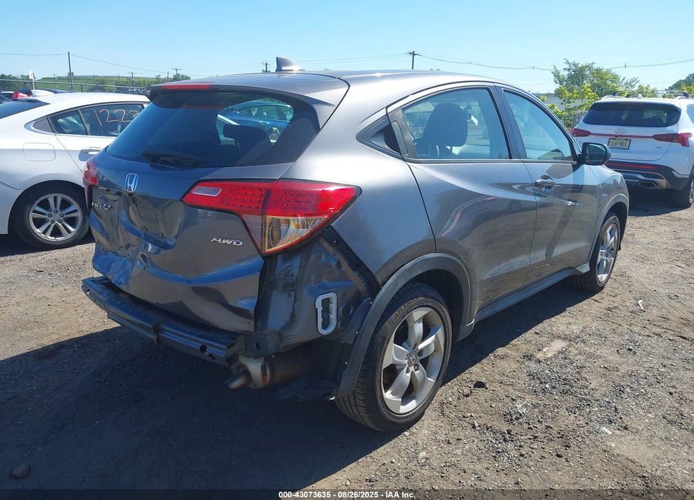 2016 HONDA HR-V VIN: 3CZRU6H3XGM729492