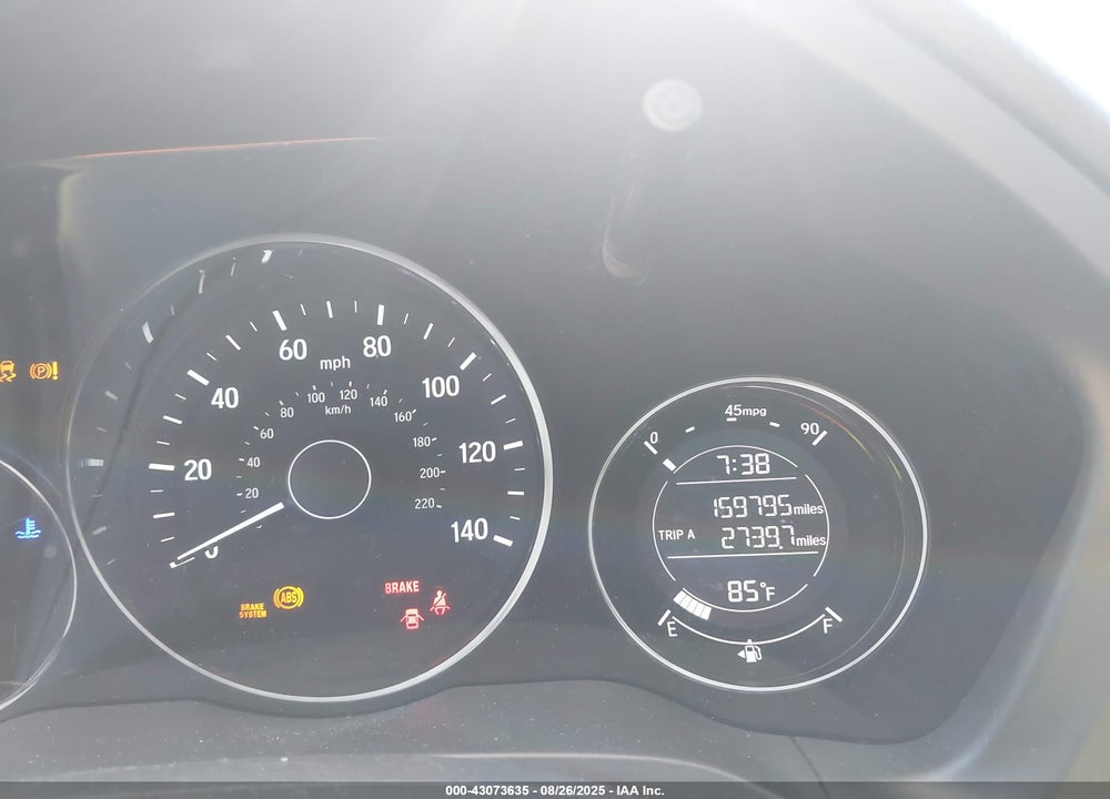 2016 HONDA HR-V VIN: 3CZRU6H3XGM729492