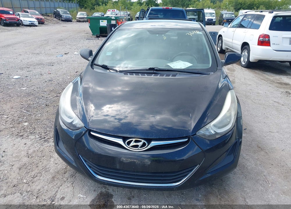 2016 HYUNDAI ELANTRA SE VIN: KMHDH4AE6GU581739