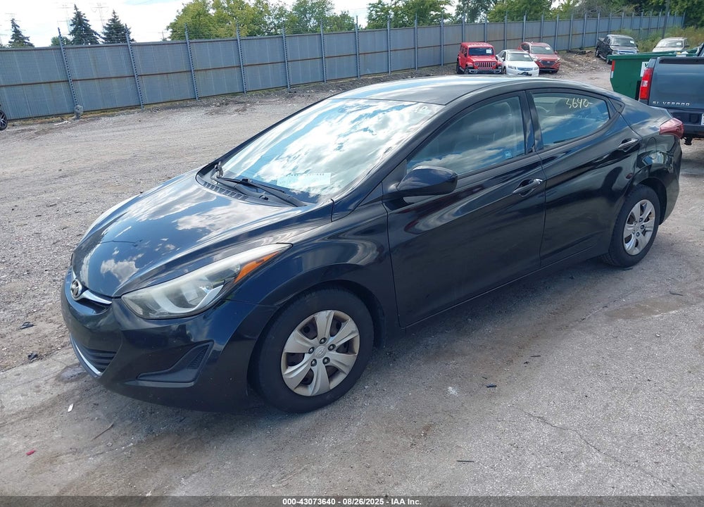 2016 HYUNDAI ELANTRA SE VIN: KMHDH4AE6GU581739