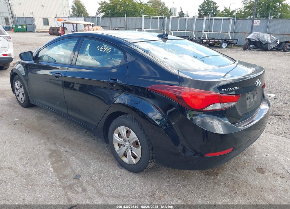 2016 HYUNDAI ELANTRA SE VIN: KMHDH4AE6GU581739