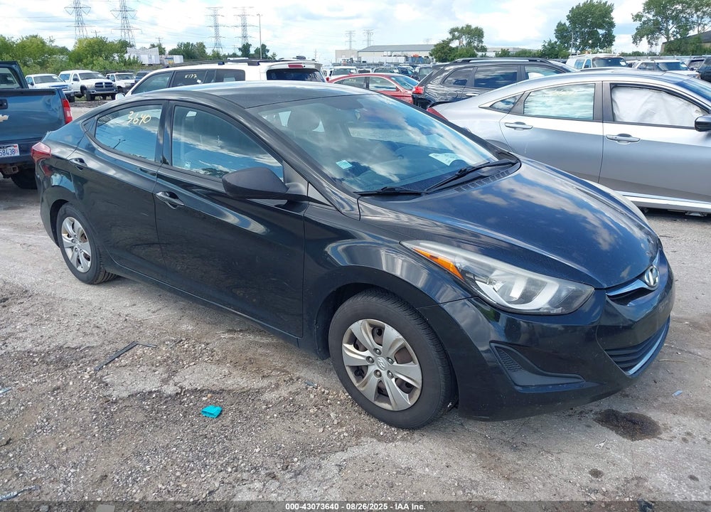 2016 HYUNDAI ELANTRA SE VIN: KMHDH4AE6GU581739