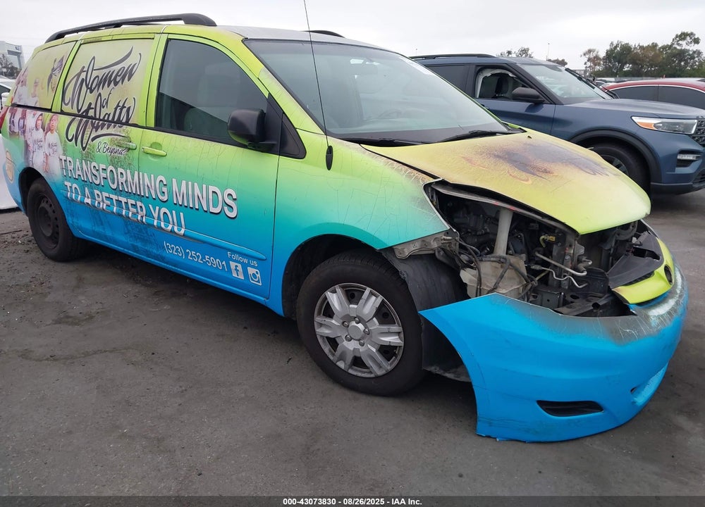2008 TOYOTA SIENNA LE VIN: 5TDZK23C88S132211