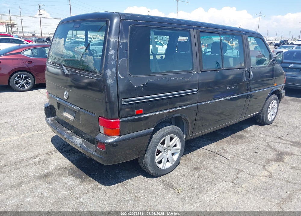 1999 VOLKSWAGEN EUROVAN GLS VIN: WV2KH2707XH001209