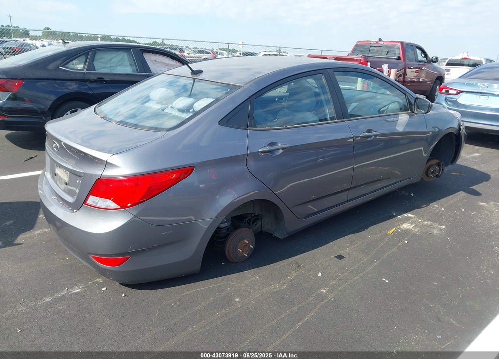 2016 HYUNDAI ACCENT VIN: KMHCT4AE5GU964727